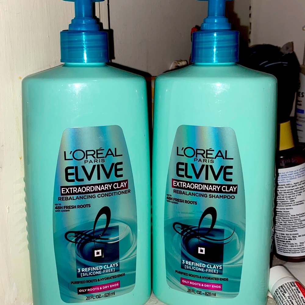 L’Oréal Elive oily hair shampoo and conditioner XL